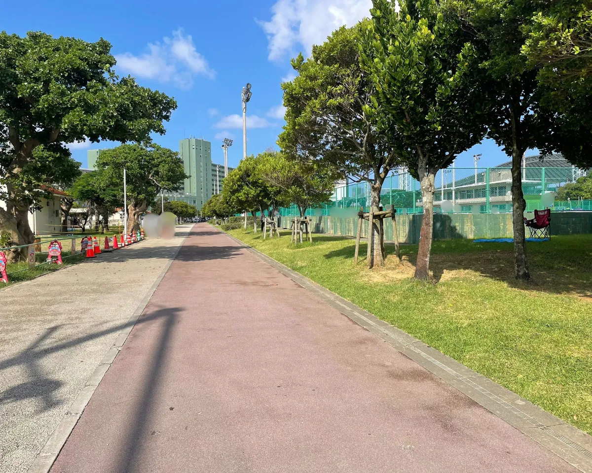 奥武山公園の足元