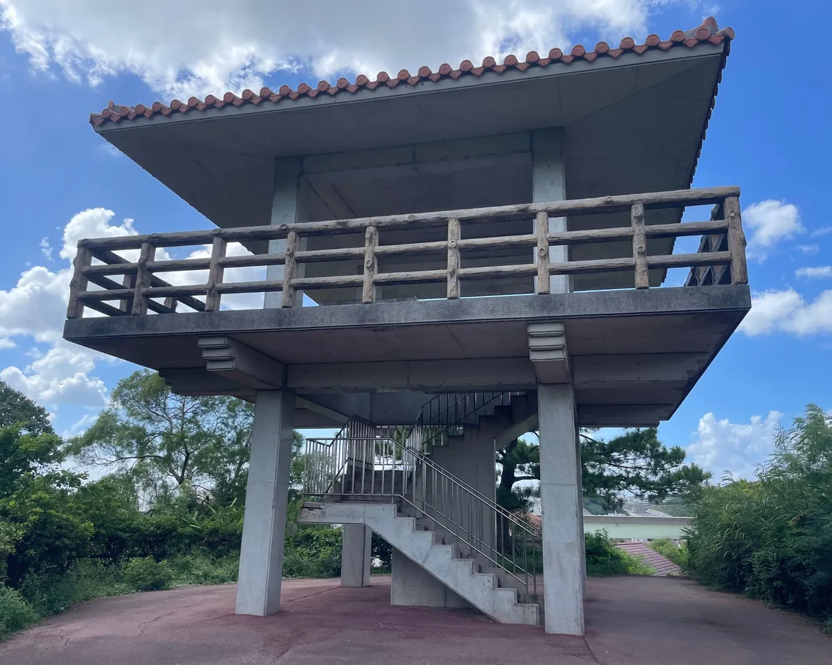 宮城公園：南風原の日陰・休憩